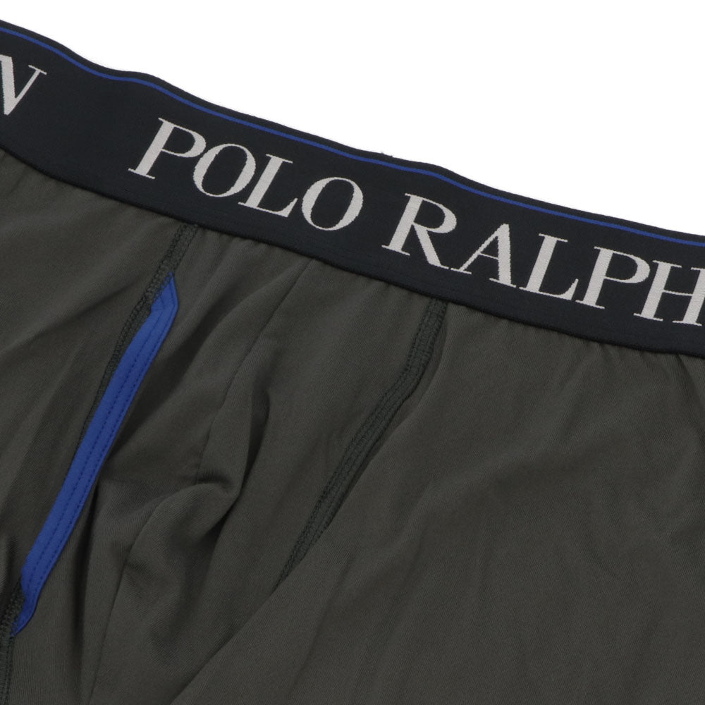 【新品】ラルフローレン Ralph Lauren 下着 パンツ メンズ ブラック マルチカラー ポリエステル エラスタン ロゴ プリント ３枚セット シンプル ブリーフ ボクサーパンツ LBBBP3