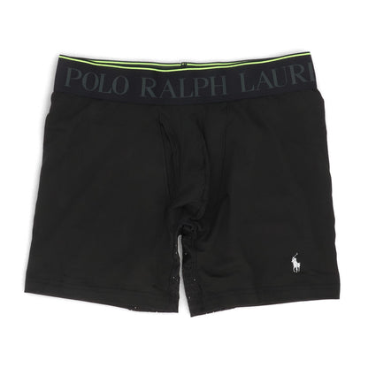 ラルフローレン Ralph Lauren 下着 パンツ メンズ ブラック マルチカラー ポリエステル エラスタン ロゴ プリント ３枚セット シンプル ブリーフ ボクサーパンツ L5BBP3