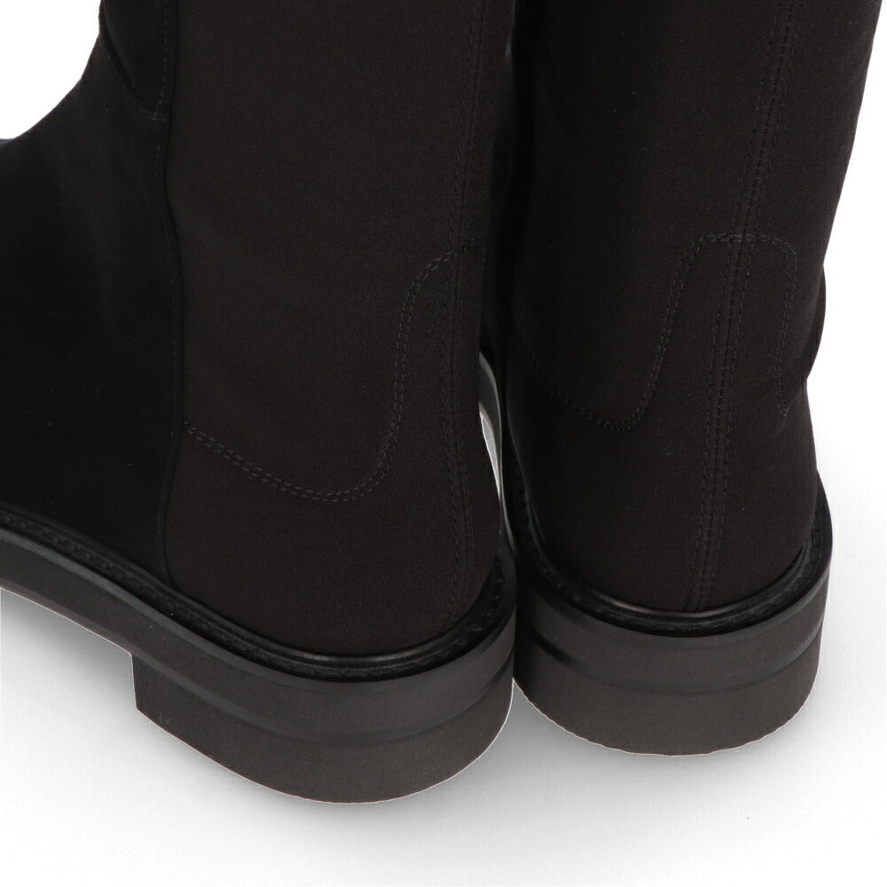 スチュアートワイツマン STUART WEITZMAN シューズ ブーツ レディース 5050 LIFT ブラック レザー 合成繊維 厚底ブーツ 無地 シンプル ロングブーツ S0389
