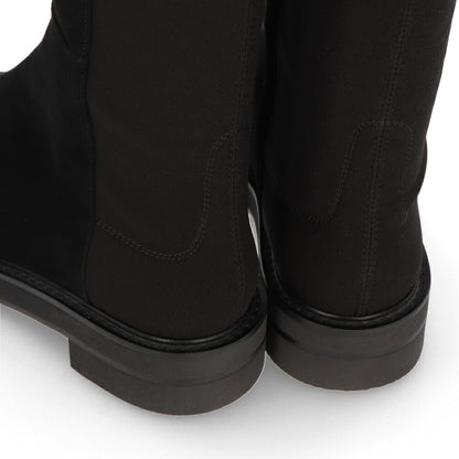 スチュアートワイツマン STUART WEITZMAN シューズ ブーツ レディース 5050 LIFT ブラック レザー 合成繊維 厚底ブーツ 無地 シンプル ロングブーツ S0389