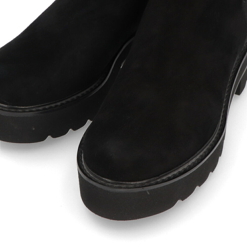スチュアートワイツマン STUART WEITZMAN シューズ ブーツ レディース 5050 ULTRALIFT BOOT ブラック レザー 合成繊維 厚底ブーツ 無地 シンプル ロングブーツ S6056