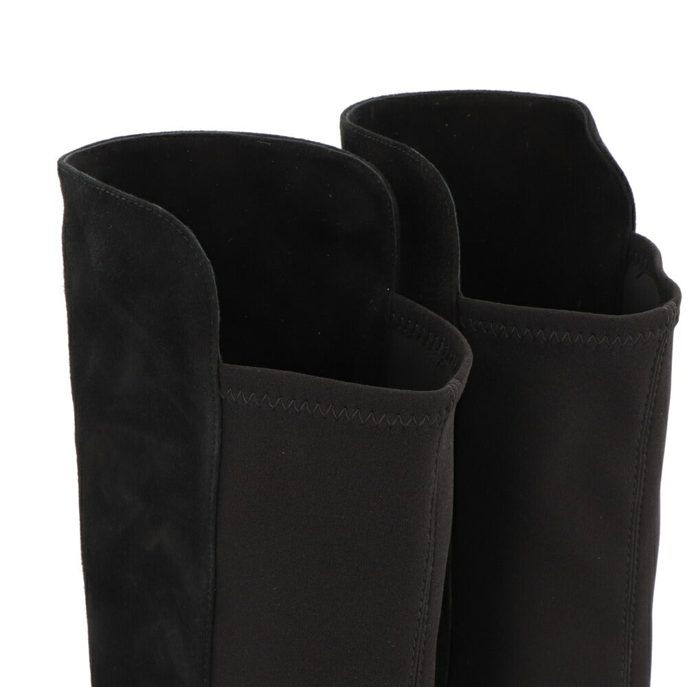 スチュアートワイツマン STUART WEITZMAN シューズ ブーツ レディース 5050 ULTRALIFT BOOT ブラック レザー 合成繊維 厚底ブーツ 無地 シンプル ロングブーツ S6056