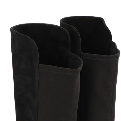 スチュアートワイツマン STUART WEITZMAN シューズ ブーツ レディース 5050 ULTRALIFT BOOT ブラック レザー 合成繊維 厚底ブーツ 無地 シンプル ロングブーツ S6056