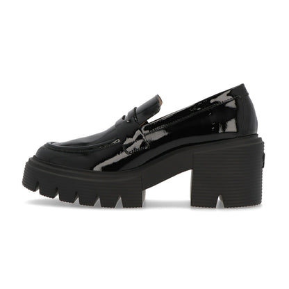 スチュアートワイツマン STUART WEITZMAN シューズ レザーシューズ レディース SOHO LOAFER ブラック パテントレザー 厚底ローファー 無地 シンプル ロゴ ローファー SB814
