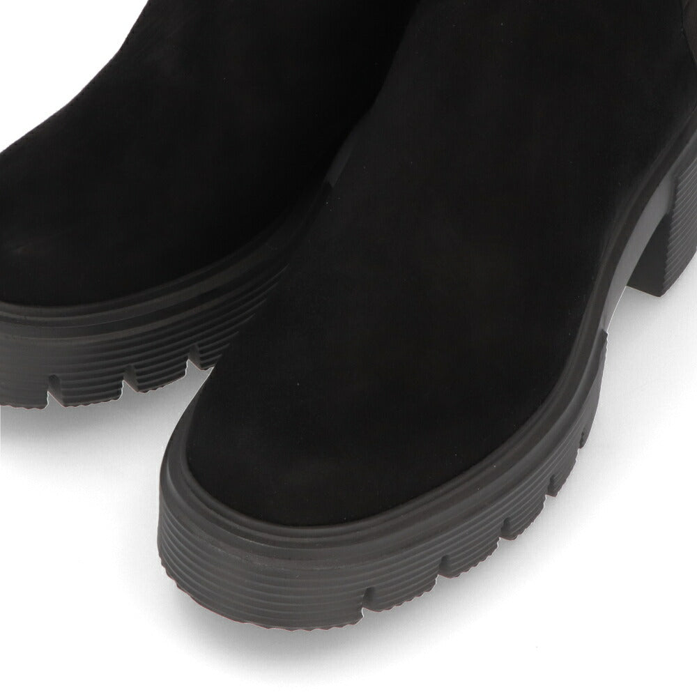 スチュアートワイツマン STUART WEITZMAN シューズ ブーツ レディース 5050 SOHO BOOT ブラック レザー 合成繊維 厚底ブーツ 無地 シンプル ロゴ ロングブーツ SC729