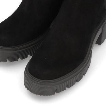 スチュアートワイツマン STUART WEITZMAN シューズ ブーツ レディース 5050 SOHO BOOT ブラック レザー 合成繊維 厚底ブーツ 無地 シンプル ロゴ ロングブーツ SC729