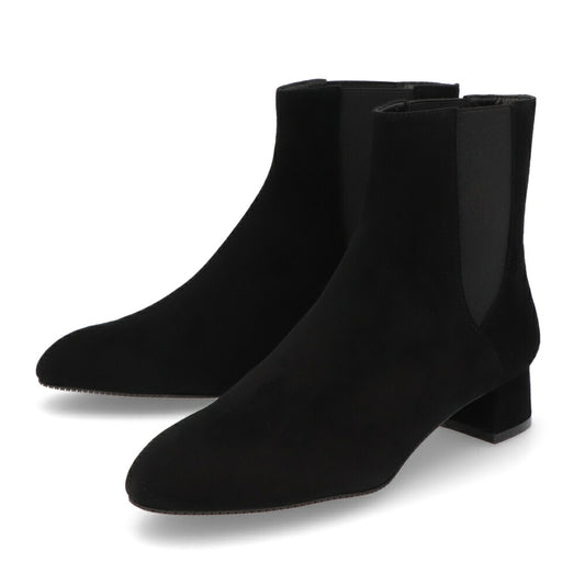 スチュアートワイツマン STUART WEITZMAN シューズ ブーツ レディース ブラック スエード サイドゴアブーツ ヒールあり ローヒール ショートブーツ SG848