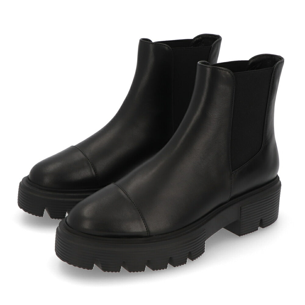 スチュアートワイツマン STUART WEITZMAN シューズ ブーツ レディース NOLITA CHELSEA BOOTIE ブラック パテントレザー 厚底ブーツ 無地 シンプル ロゴ ショートブーツ SH279