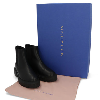スチュアートワイツマン STUART WEITZMAN シューズ ブーツ レディース NOLITA CHELSEA BOOTIE ブラック パテントレザー 厚底ブーツ 無地 シンプル ロゴ ショートブーツ SH279
