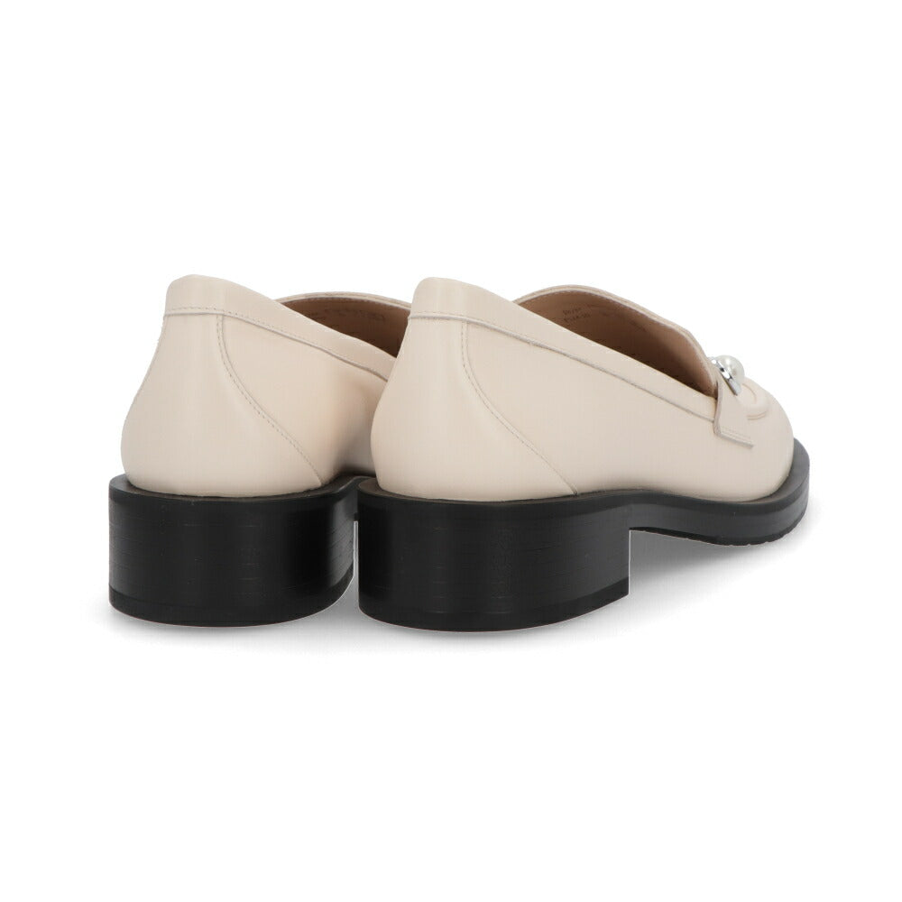 スチュアートワイツマン STUART WEITZMAN シューズ レザーシューズ レディース PORTIA BOLD LOAFER ベージュ レザー レザーシューズ パール付き 厚底 ローファー SH284