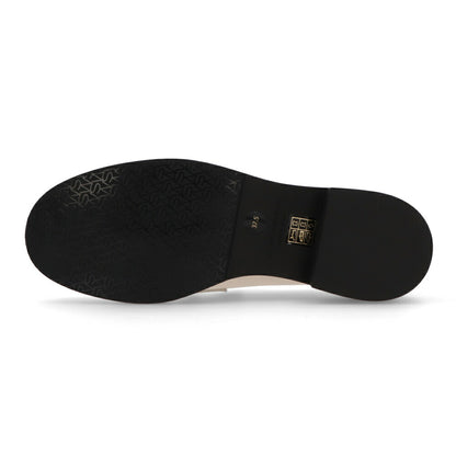 スチュアートワイツマン STUART WEITZMAN シューズ レザーシューズ レディース PORTIA BOLD LOAFER ベージュ レザー レザーシューズ パール付き 厚底 ローファー SH284