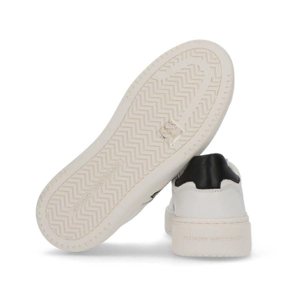 スチュアートワイツマン STUART WEITZMAN シューズ スニーカー レディース SW CRTSDE LGO SNR ホワイト レザー ロゴ 厚底スニーカー フラットスニーカー SH305
