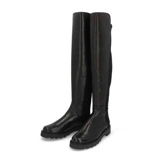 スチュアートワイツマン STUART WEITZMAN シューズ ブーツ レディース 5050 LIFT ブラック レザー レザーシューズ シンプル ロゴ ロングブーツ S0387