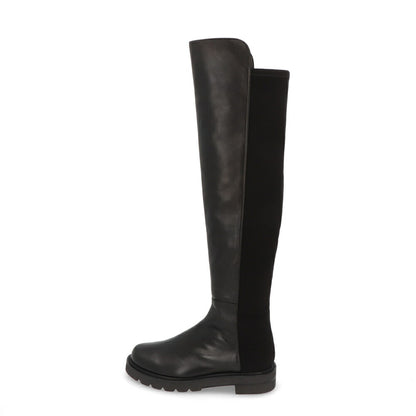 スチュアートワイツマン STUART WEITZMAN シューズ ブーツ レディース 5050 LIFT ブラック レザー レザーシューズ シンプル ロゴ ロングブーツ S0387