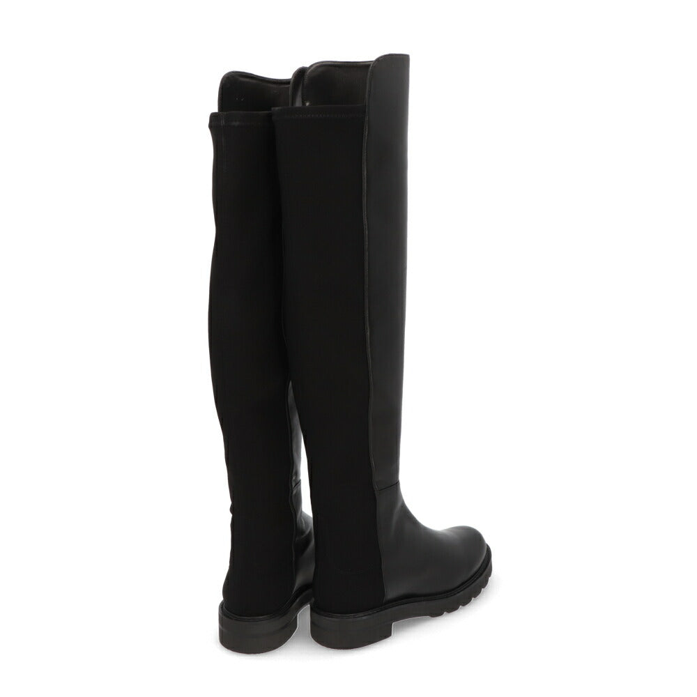 スチュアートワイツマン STUART WEITZMAN シューズ ブーツ レディース 5050 LIFT ブラック レザー レザーシューズ シンプル ロゴ ロングブーツ S0387