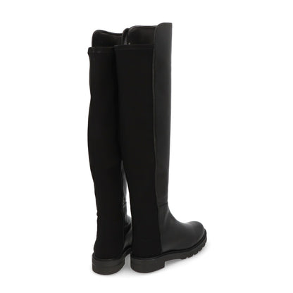 スチュアートワイツマン STUART WEITZMAN シューズ ブーツ レディース 5050 LIFT ブラック レザー レザーシューズ シンプル ロゴ ロングブーツ S0387