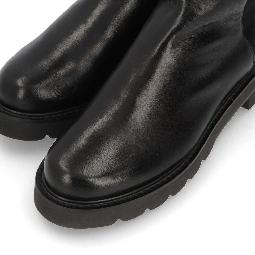 スチュアートワイツマン STUART WEITZMAN シューズ ブーツ レディース 5050 LIFT ブラック レザー レザーシューズ シンプル ロゴ ロングブーツ S0387