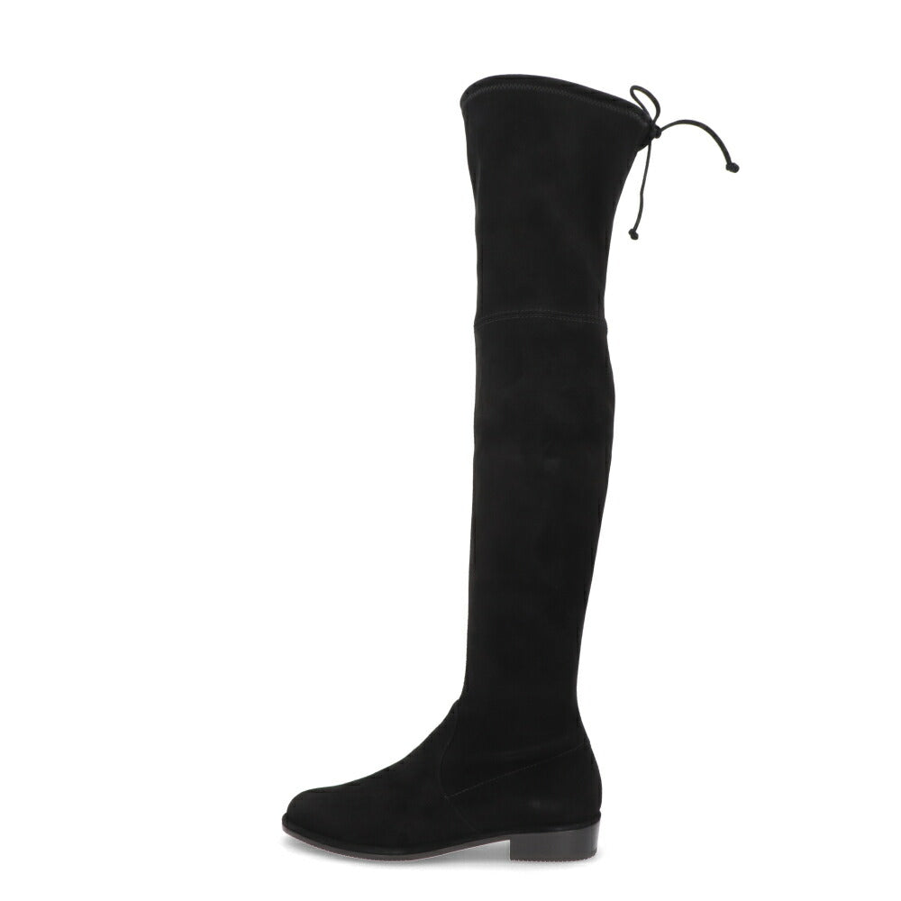 スチュアートワイツマン STUART WEITZMAN シューズ ブーツ レディース LOWLAND ブラック スエード レザーシューズ リボン シンプル ロングブーツ S2167