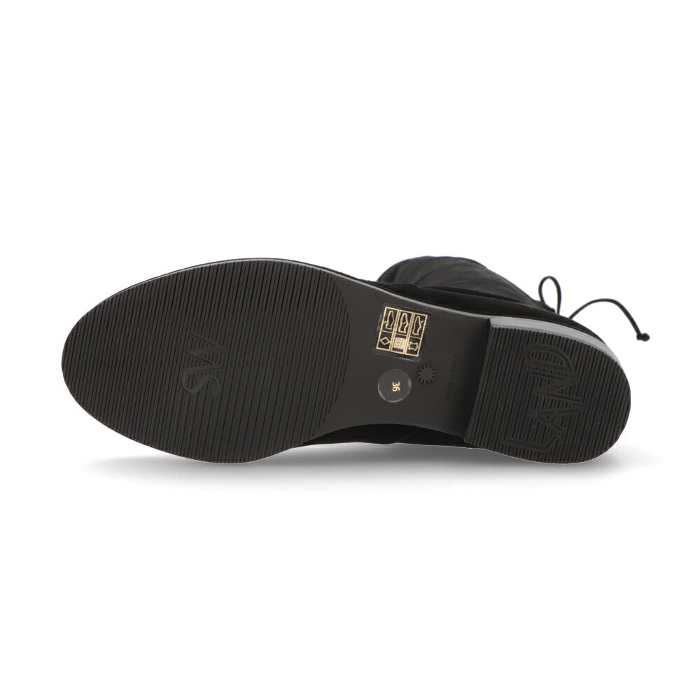 スチュアートワイツマン STUART WEITZMAN シューズ ブーツ レディース LOWLAND ブラック スエード レザーシューズ リボン シンプル ロングブーツ S2167