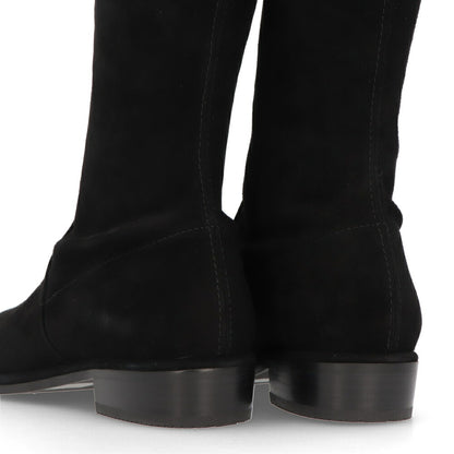 スチュアートワイツマン STUART WEITZMAN シューズ ブーツ レディース LOWLAND ブラック スエード レザーシューズ リボン シンプル ロングブーツ S2167