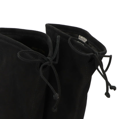スチュアートワイツマン STUART WEITZMAN シューズ ブーツ レディース LOWLAND ブラック スエード レザーシューズ リボン シンプル ロングブーツ S2167