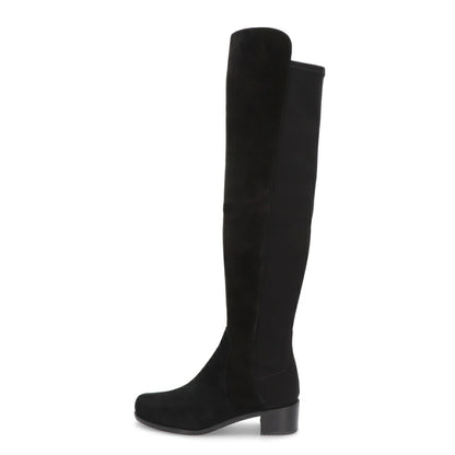 スチュアートワイツマン STUART WEITZMAN シューズ ブーツ レディース RESERVE ブラック スエード レザーシューズ シンプル ヒール ロングブーツ S4464