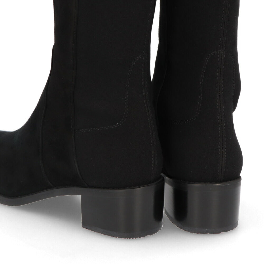 スチュアートワイツマン STUART WEITZMAN シューズ ブーツ レディース RESERVE ブラック スエード レザーシューズ シンプル ヒール ロングブーツ S4464