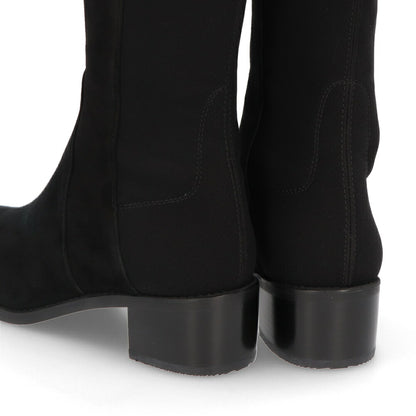 スチュアートワイツマン STUART WEITZMAN シューズ ブーツ レディース RESERVE ブラック スエード レザーシューズ シンプル ヒール ロングブーツ S4464