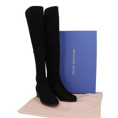 スチュアートワイツマン STUART WEITZMAN シューズ ブーツ レディース RESERVE ブラック スエード レザーシューズ シンプル ヒール ロングブーツ S4464