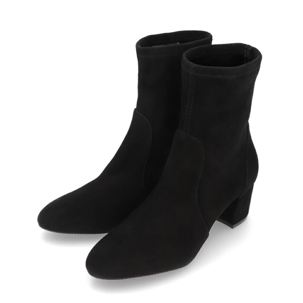 スチュアートワイツマン STUART WEITZMAN シューズ ブーツ レディース YULIANA 60 ベージュ ブラック スエード ヒール 無地 シンプル レザーシューズ ショートブーツ S6276