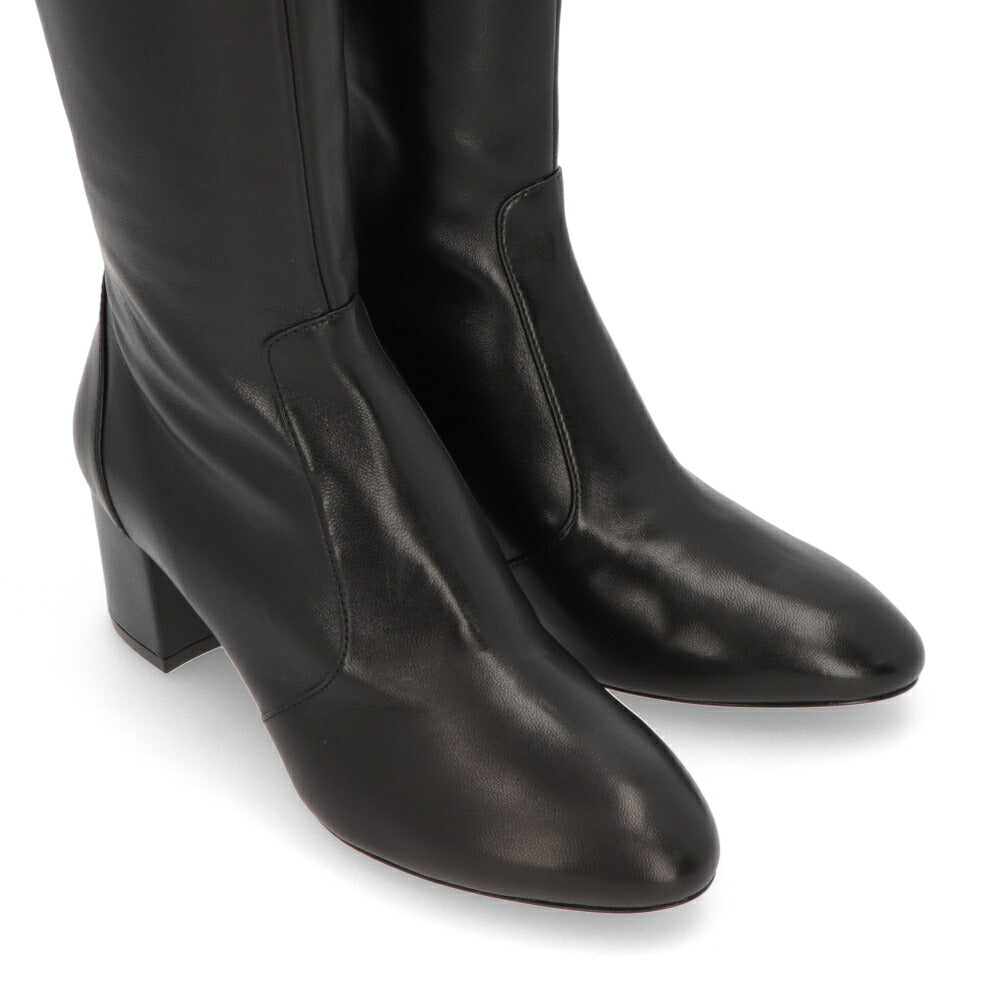 スチュアートワイツマン STUART WEITZMAN シューズ ブーツ レディース YULIANA 60 KNEE-HI ブラック レザー レザーシューズ シンプル 無地 ロングブーツ SC707