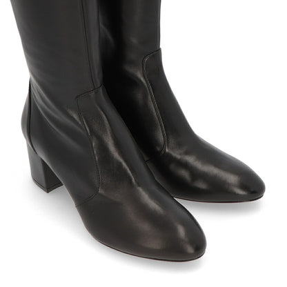 スチュアートワイツマン STUART WEITZMAN シューズ ブーツ レディース YULIANA 60 KNEE-HI ブラック レザー レザーシューズ シンプル 無地 ロングブーツ SC707