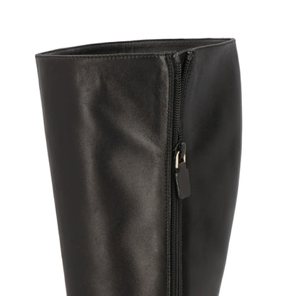 スチュアートワイツマン STUART WEITZMAN シューズ ブーツ レディース YULIANA 60 KNEE-HI ブラック レザー レザーシューズ シンプル 無地 ロングブーツ SC707