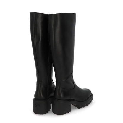 スチュアートワイツマン STUART WEITZMAN シューズ ブーツ レディース SOHO KNEE-HIGH BOOT ブラック レザー ヒール ロゴ シンプル ロングブーツ SC725