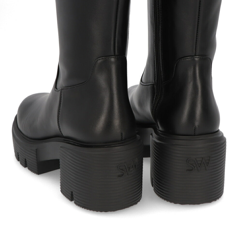 スチュアートワイツマン STUART WEITZMAN シューズ ブーツ レディース SOHO KNEE-HIGH BOOT ブラック レザー ヒール ロゴ シンプル ロングブーツ SC725