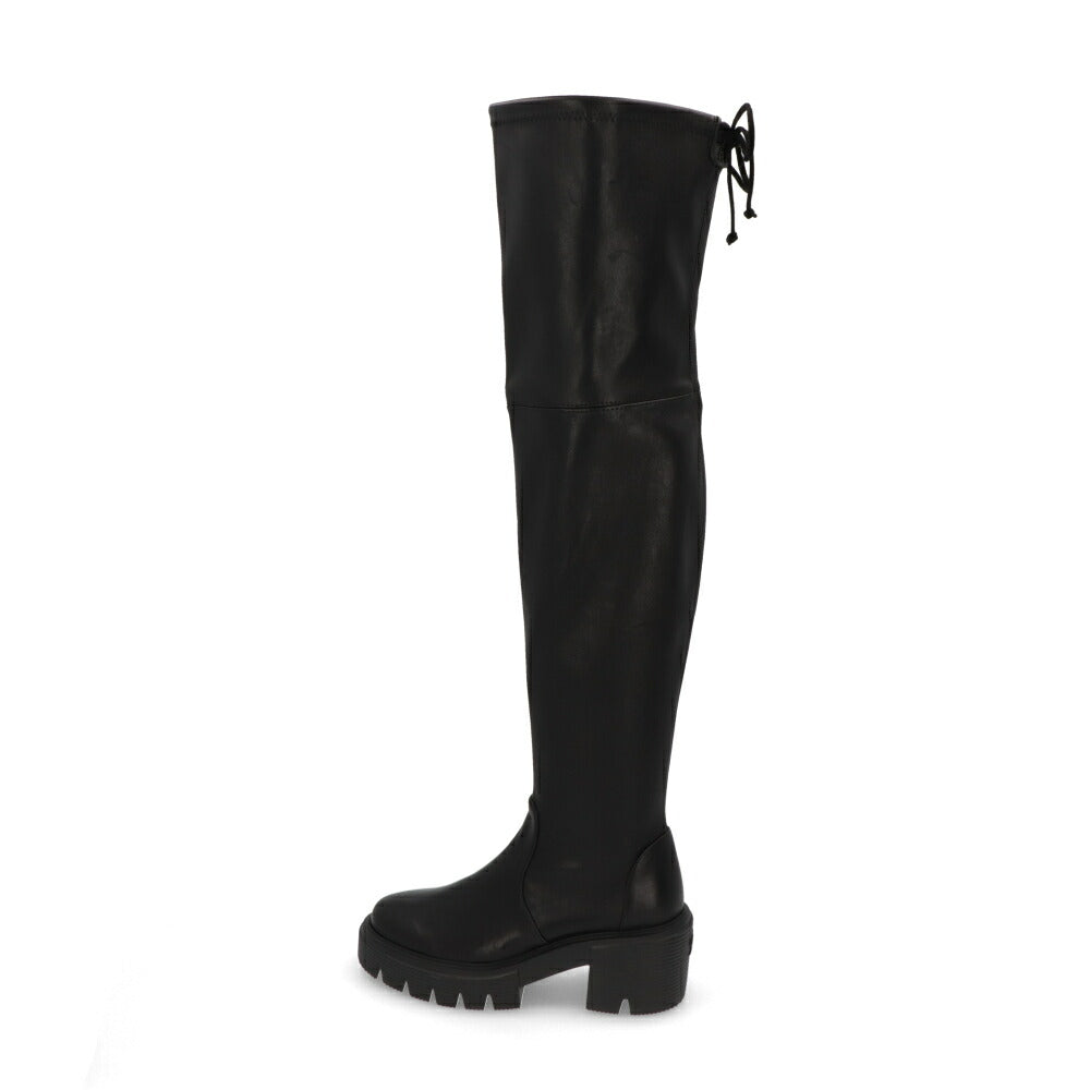 スチュアートワイツマン STUART WEITZMAN シューズ ブーツ レディース SOHOLAND BOOT ブラック レザー リボン レザーシューズ ロゴ ロングブーツ SC731