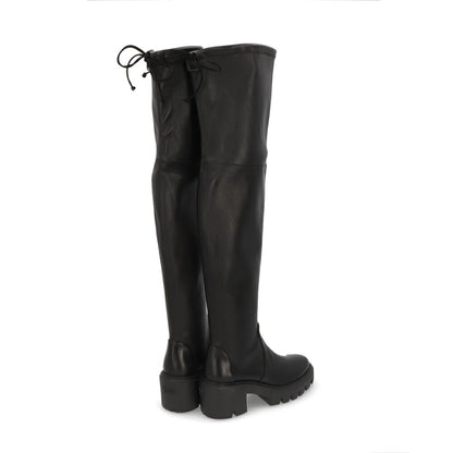 スチュアートワイツマン STUART WEITZMAN シューズ ブーツ レディース SOHOLAND BOOT ブラック レザー リボン レザーシューズ ロゴ ロングブーツ SC731