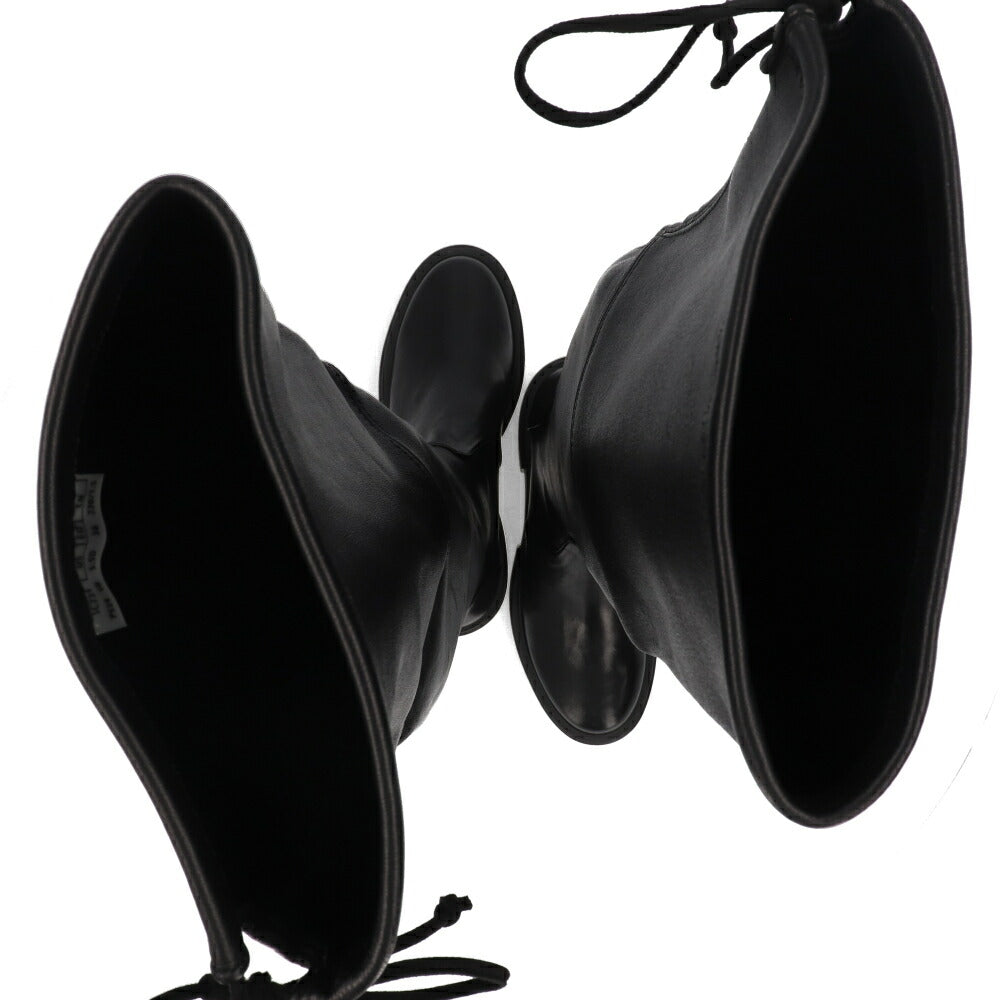 スチュアートワイツマン STUART WEITZMAN シューズ ブーツ レディース SOHOLAND BOOT ブラック レザー リボン レザーシューズ ロゴ ロングブーツ SC731