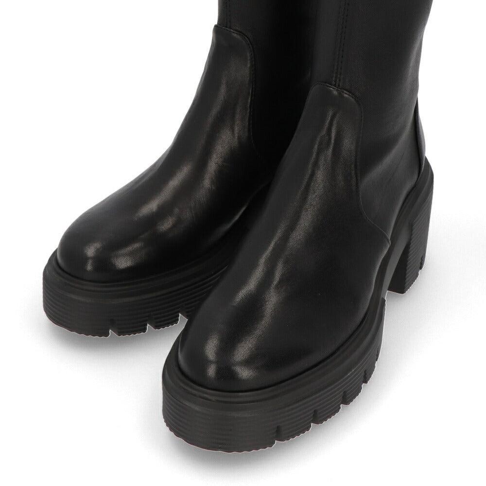 スチュアートワイツマン STUART WEITZMAN シューズ ブーツ レディース SOHOLAND BOOT ブラック レザー リボン レザーシューズ ロゴ ロングブーツ SC731