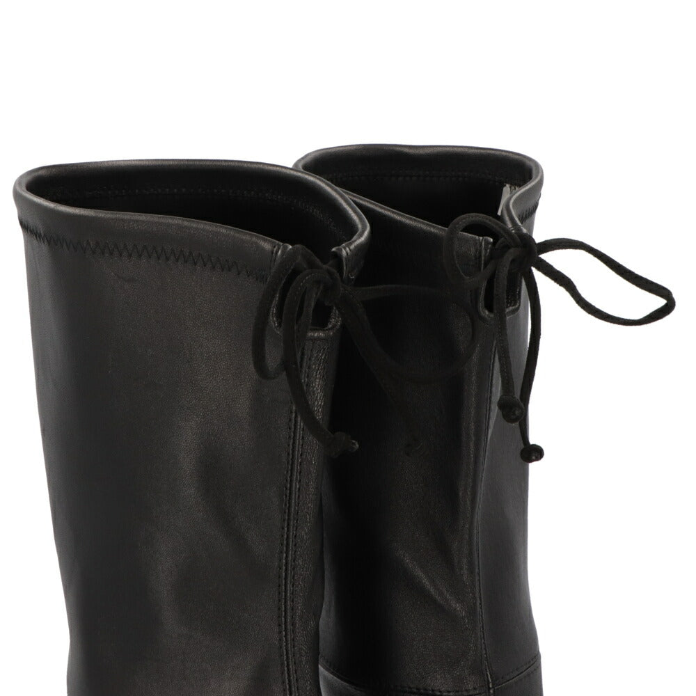 スチュアートワイツマン STUART WEITZMAN シューズ ブーツ レディース SOHOLAND BOOT ブラック レザー リボン レザーシューズ ロゴ ロングブーツ SC731