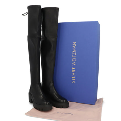 スチュアートワイツマン STUART WEITZMAN シューズ ブーツ レディース SOHOLAND BOOT ブラック レザー リボン レザーシューズ ロゴ ロングブーツ SC731