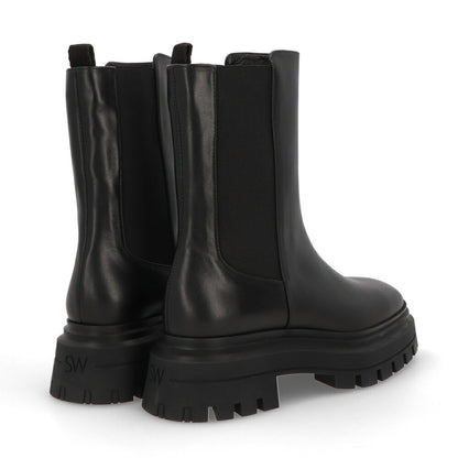 スチュアートワイツマン STUART WEITZMAN シューズ ブーツ レディース BEDFORD BOOTIE ブラック レザー サイドゴアブーツ 厚底ブーツ 無地 シンプル ショートブーツ SC754