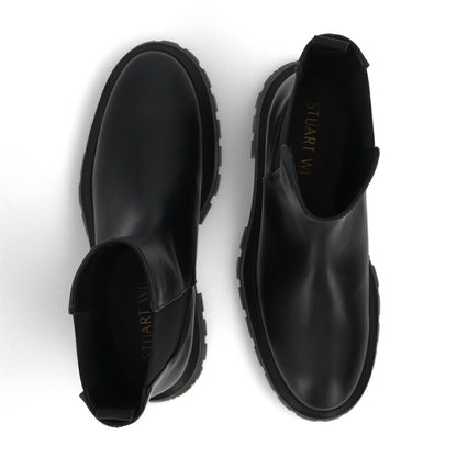 スチュアートワイツマン STUART WEITZMAN シューズ ブーツ レディース BEDFORD BOOTIE ブラック レザー サイドゴアブーツ 厚底ブーツ 無地 シンプル ショートブーツ SC754