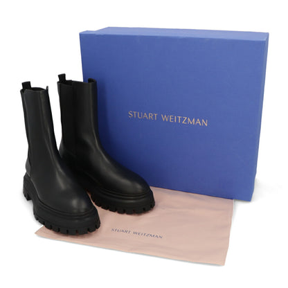 スチュアートワイツマン STUART WEITZMAN シューズ ブーツ レディース BEDFORD BOOTIE ブラック レザー サイドゴアブーツ 厚底ブーツ 無地 シンプル ショートブーツ SC754