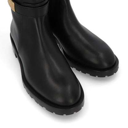 スチュアートワイツマン STUART WEITZMAN シューズ ブーツ レディース ブラック レザー レザーシューズ ローヒール ゴールド金具 ロングブーツ SC714