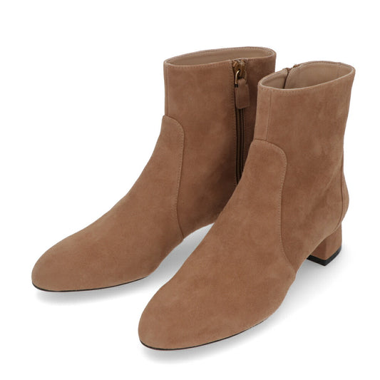 スチュアートワイツマン STUART WEITZMAN シューズ ブーツ レディース VIVIENNE 35 ZIP BTIE ベージュ スエード ヒール シンプル レザーシューズ 無地 ショートブーツ SG844