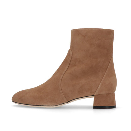 スチュアートワイツマン STUART WEITZMAN シューズ ブーツ レディース VIVIENNE 35 ZIP BTIE ベージュ スエード ヒール シンプル レザーシューズ 無地 ショートブーツ SG844