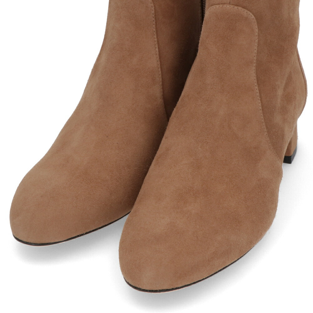 スチュアートワイツマン STUART WEITZMAN シューズ ブーツ レディース VIVIENNE 35 ZIP BTIE ベージュ スエード ヒール シンプル レザーシューズ 無地 ショートブーツ SG844