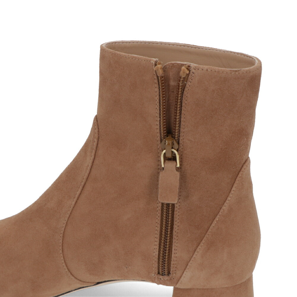スチュアートワイツマン STUART WEITZMAN シューズ ブーツ レディース VIVIENNE 35 ZIP BTIE ベージュ スエード ヒール シンプル レザーシューズ 無地 ショートブーツ SG844