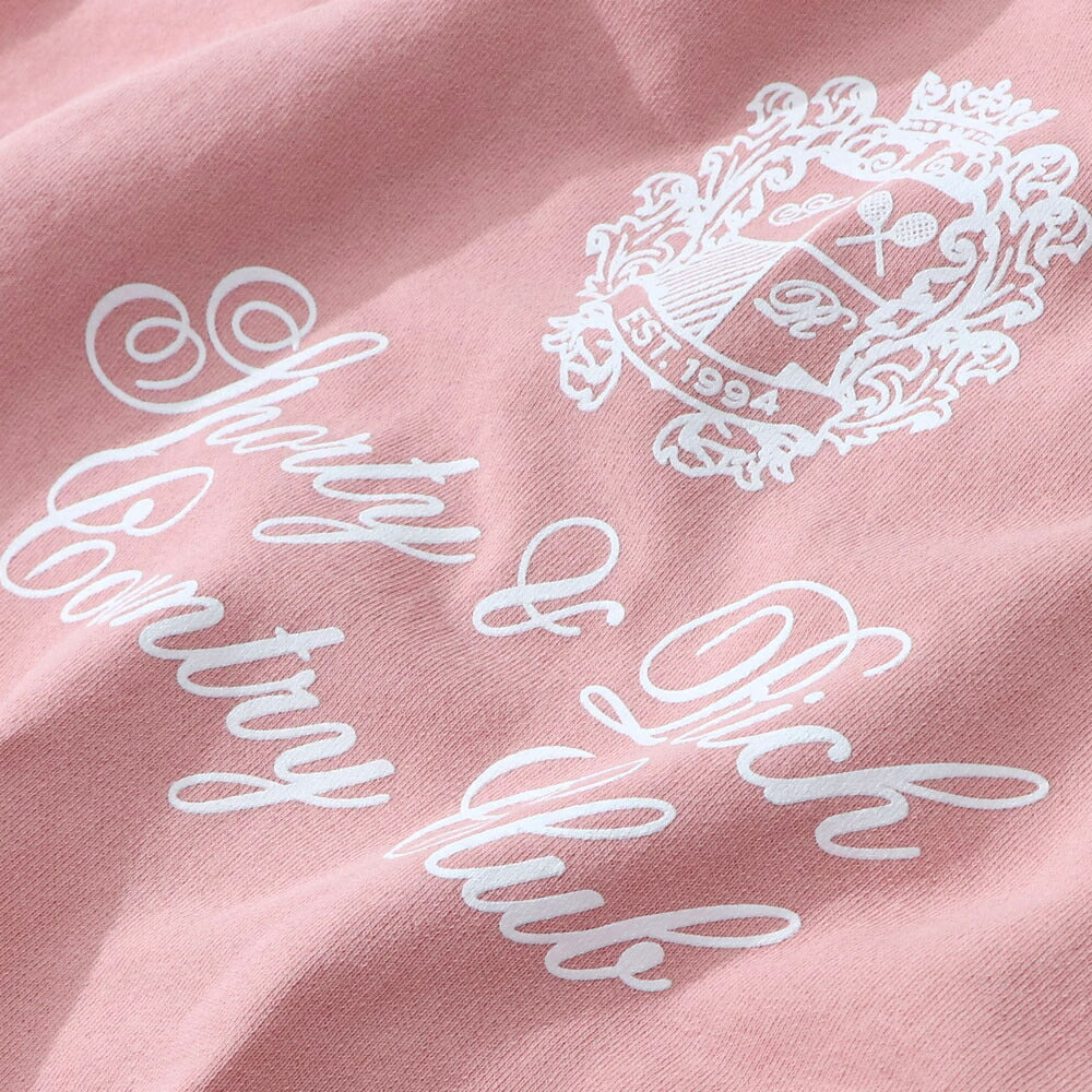 Sporty＆Rich トレーナー ピンク オーバーサイズ 裏起毛